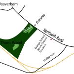 Map showing Sports Ground